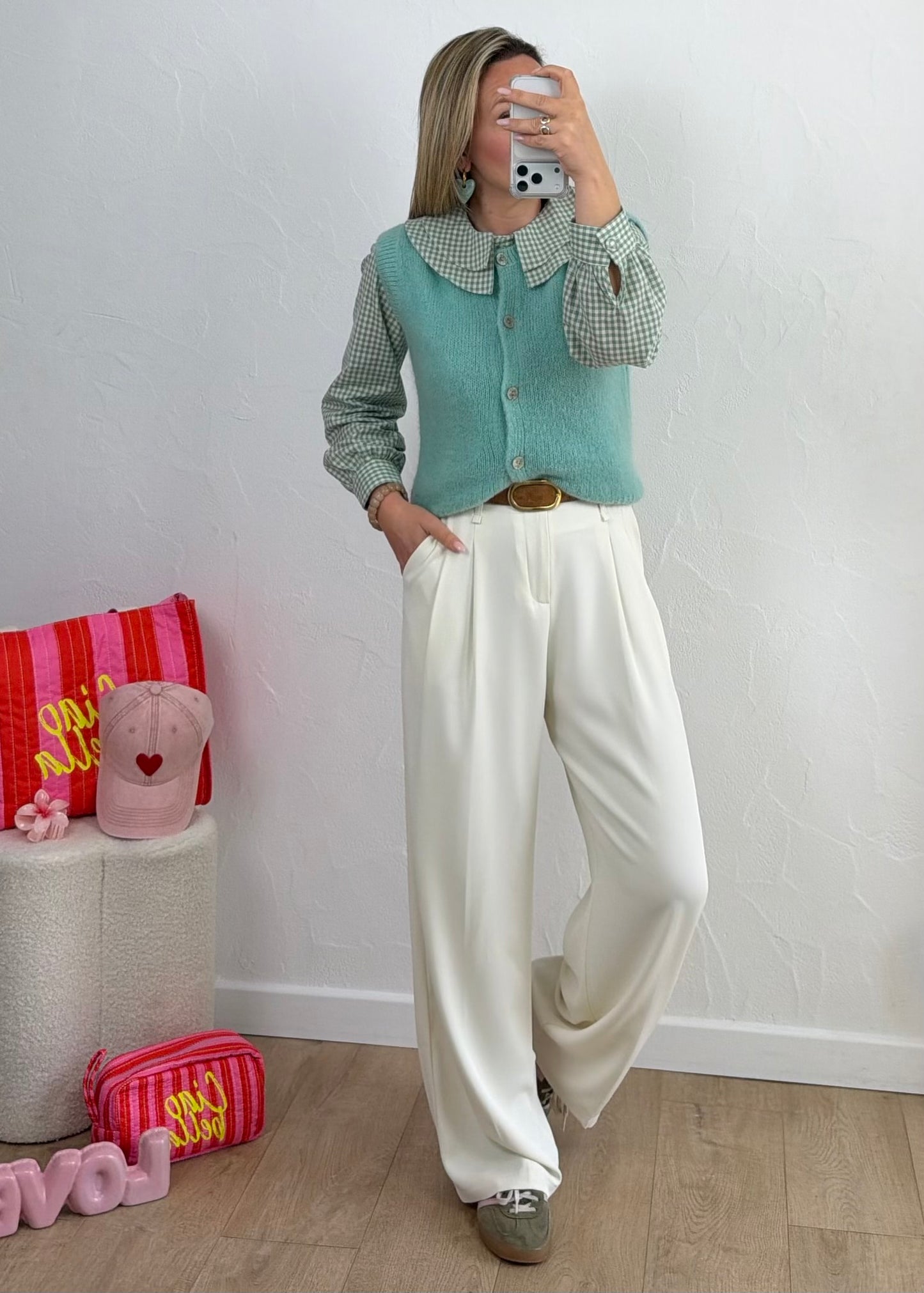 Gilet ADRIANNA Turquoise