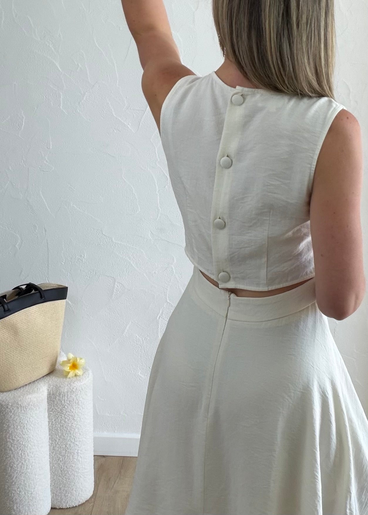 Robe ALESSIA Ivoire