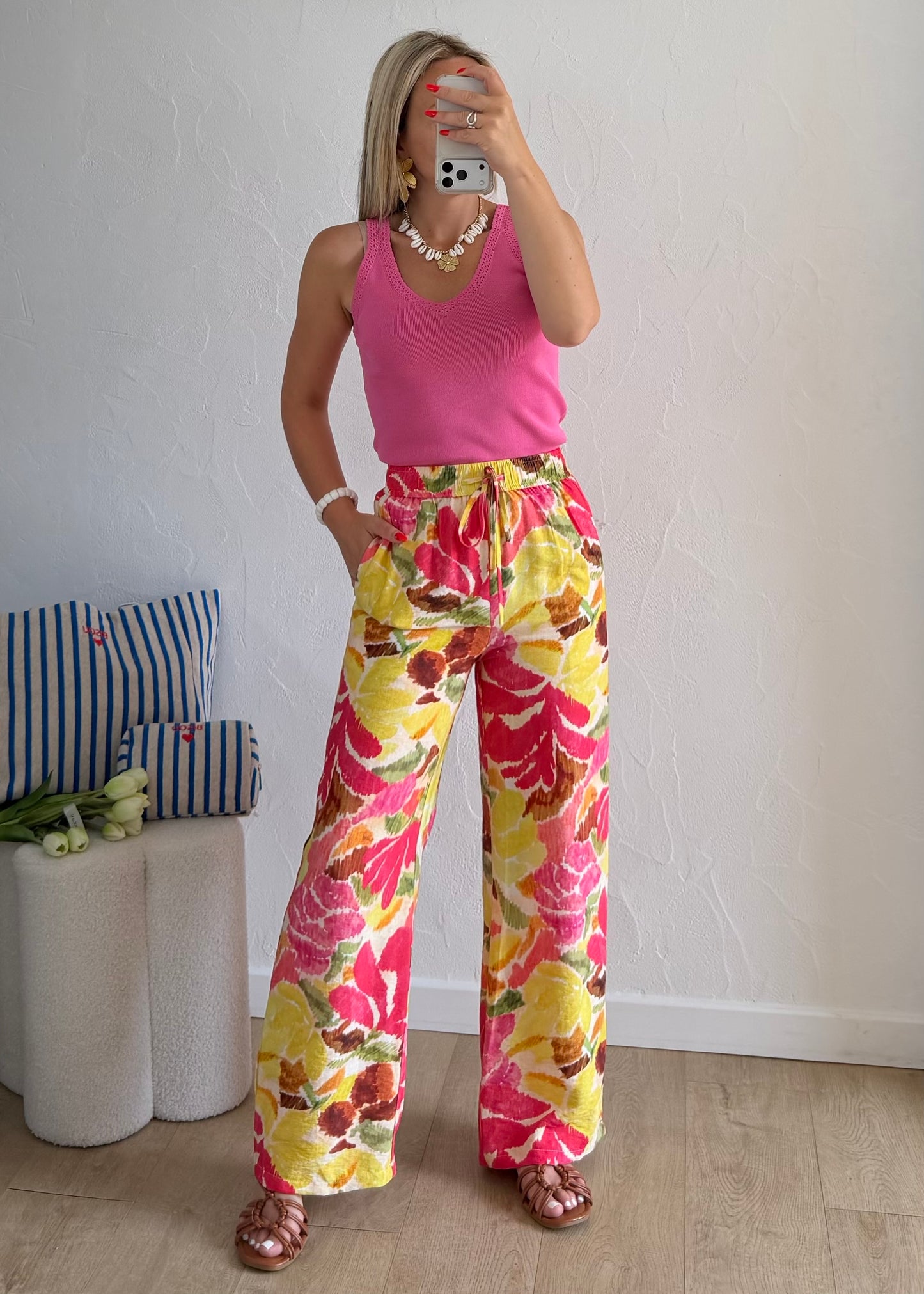 Pantalon MARINE Fuschia