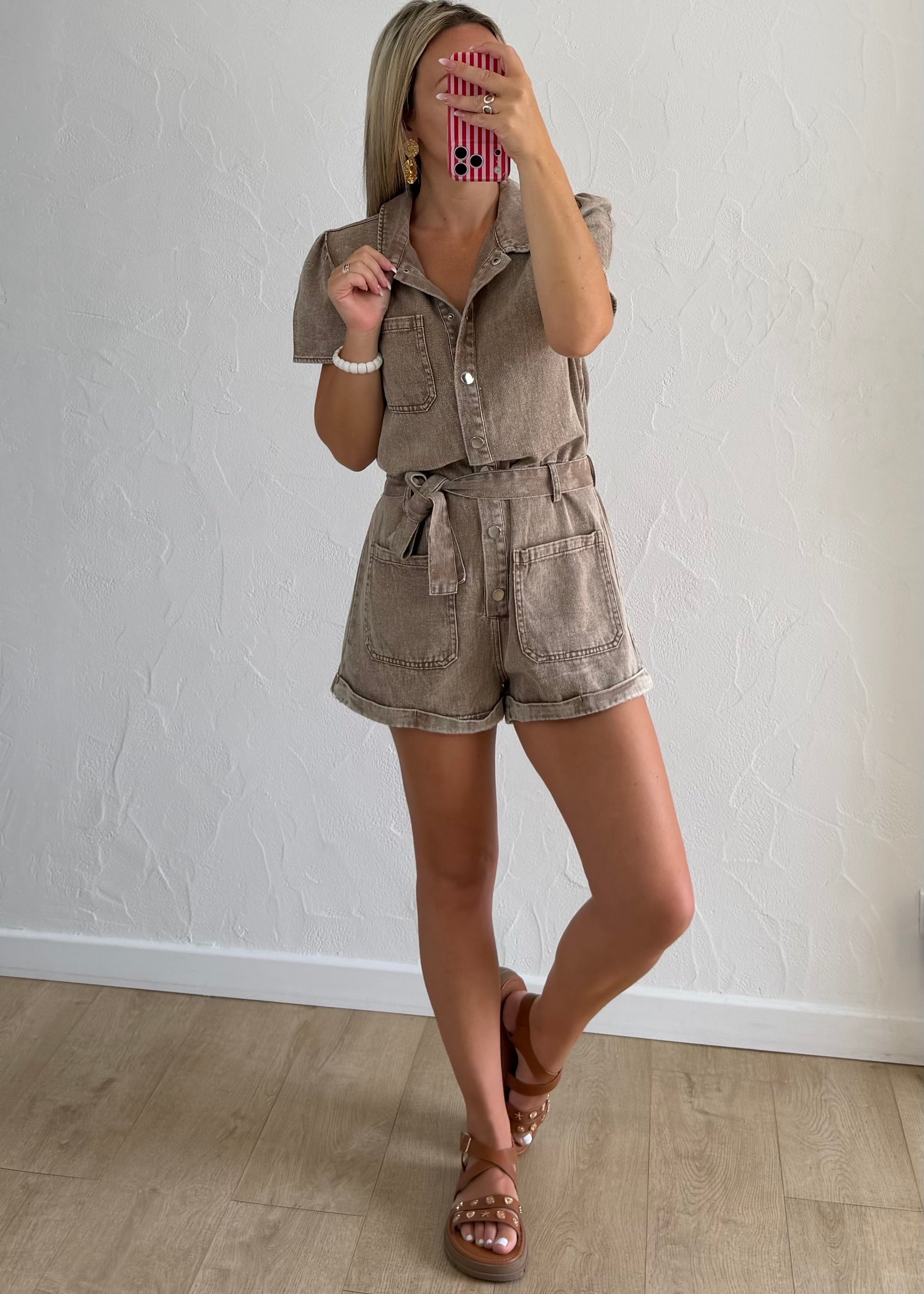 Combi-Short AGATHE Choco