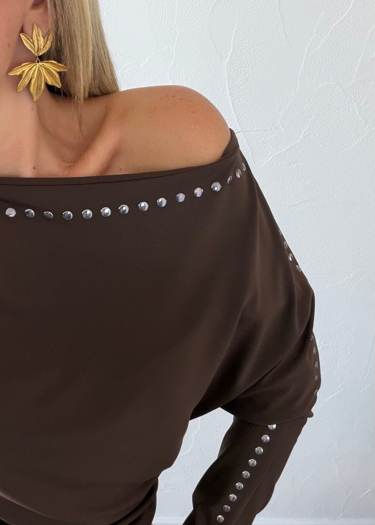 Top Madelys marron