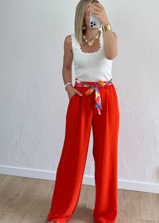 Pantalon Paula Orange