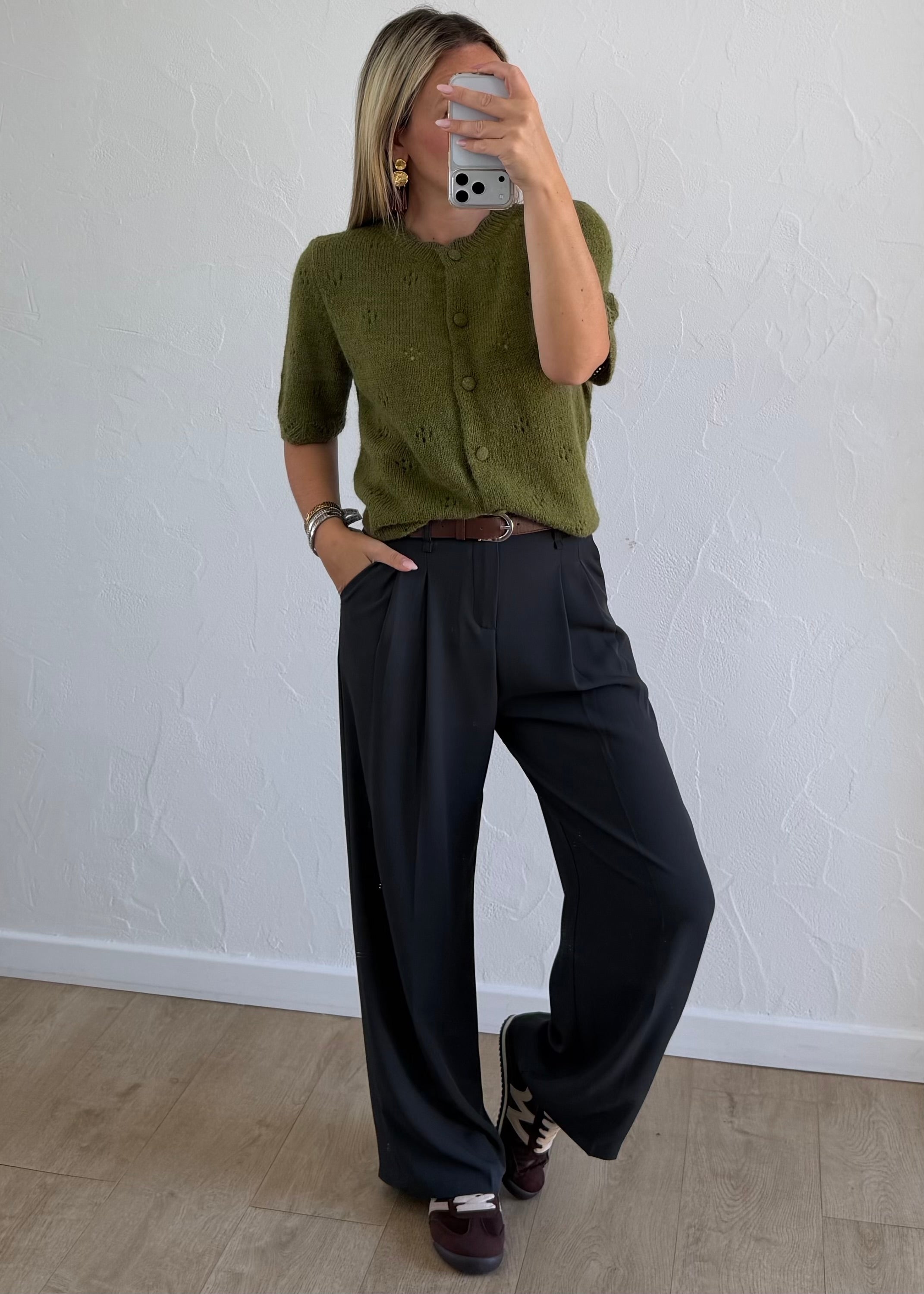 Gilet Elio vert olive