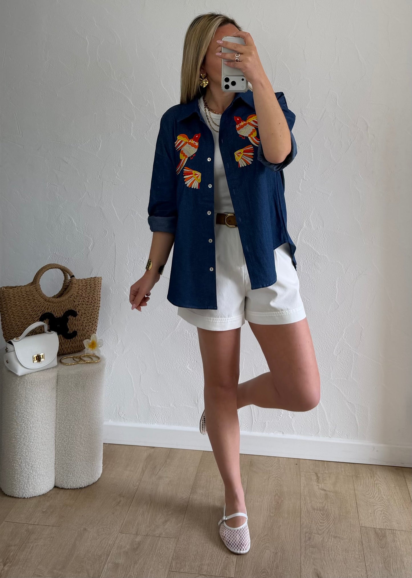 Chemise AUROLINE Bleu