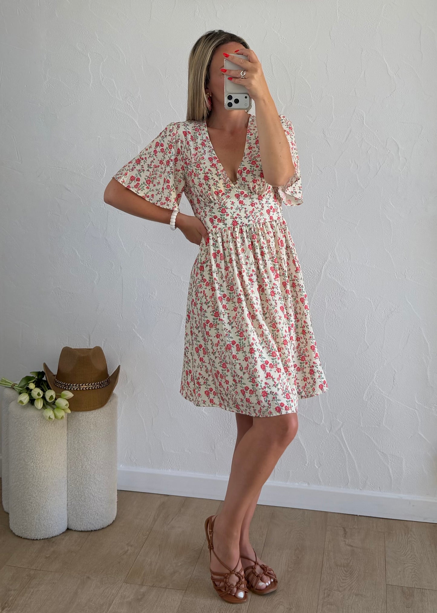 Robe KAYLA Rouge