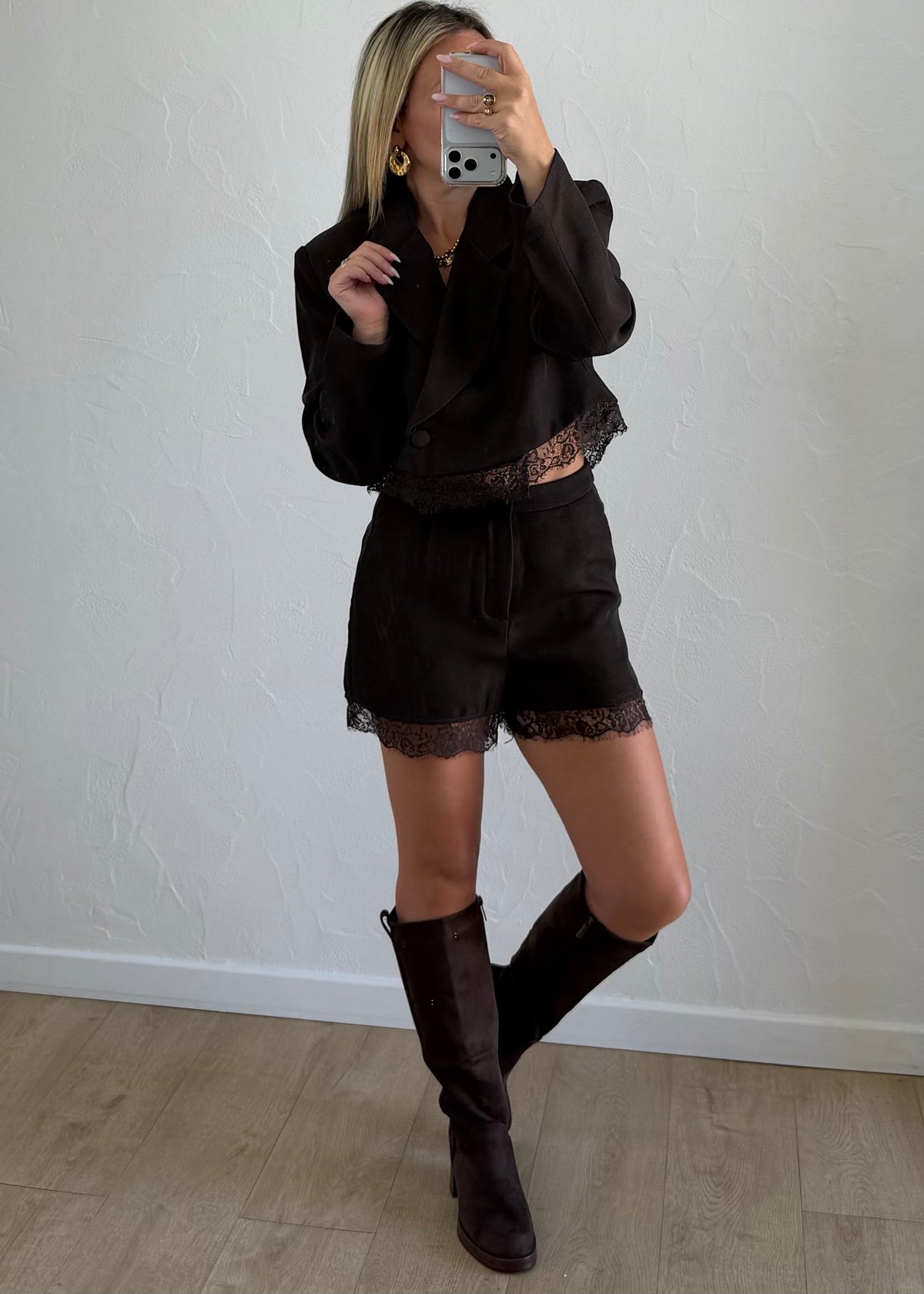 Short Jenna chocolat