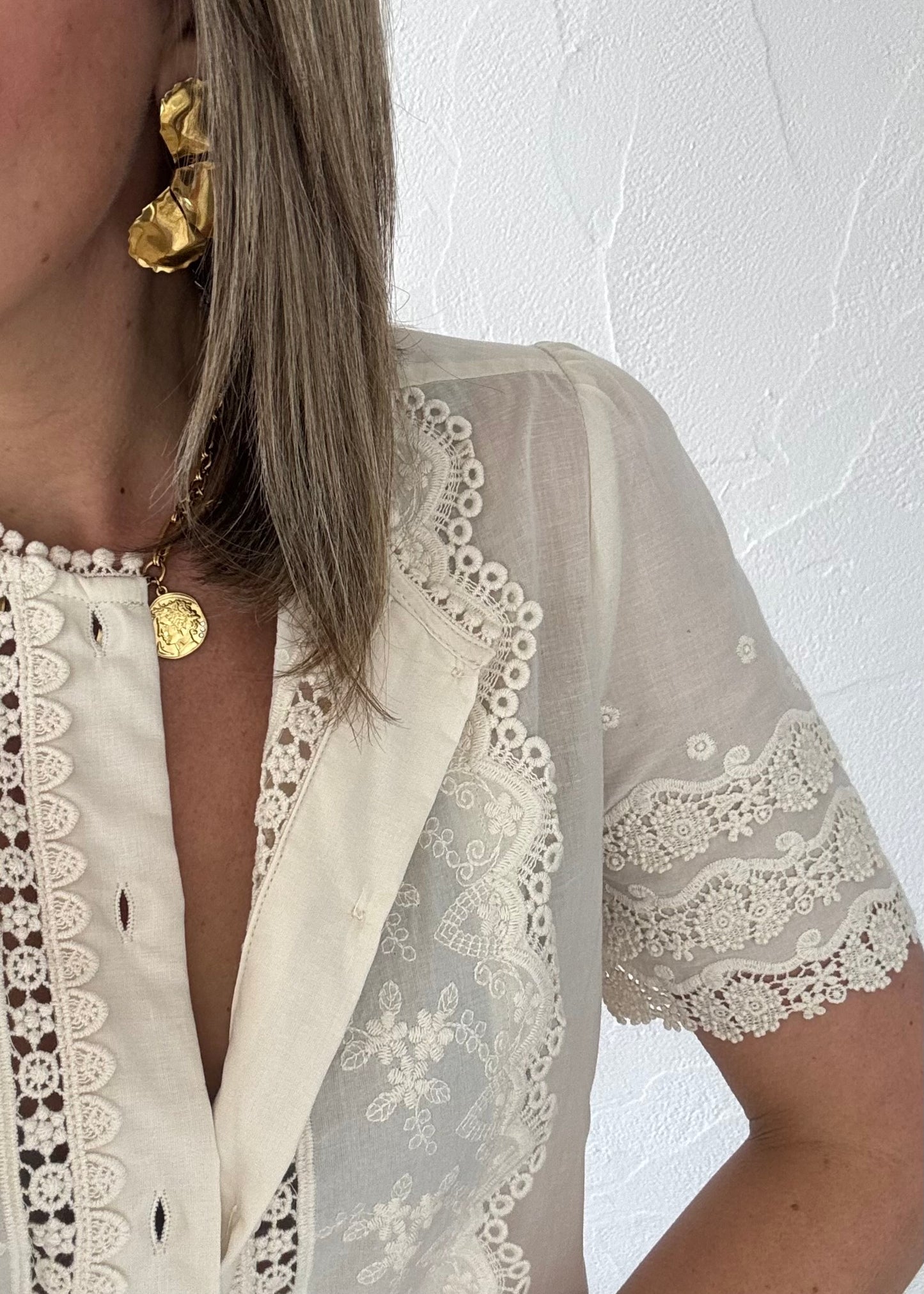 Chemisier Louna beige