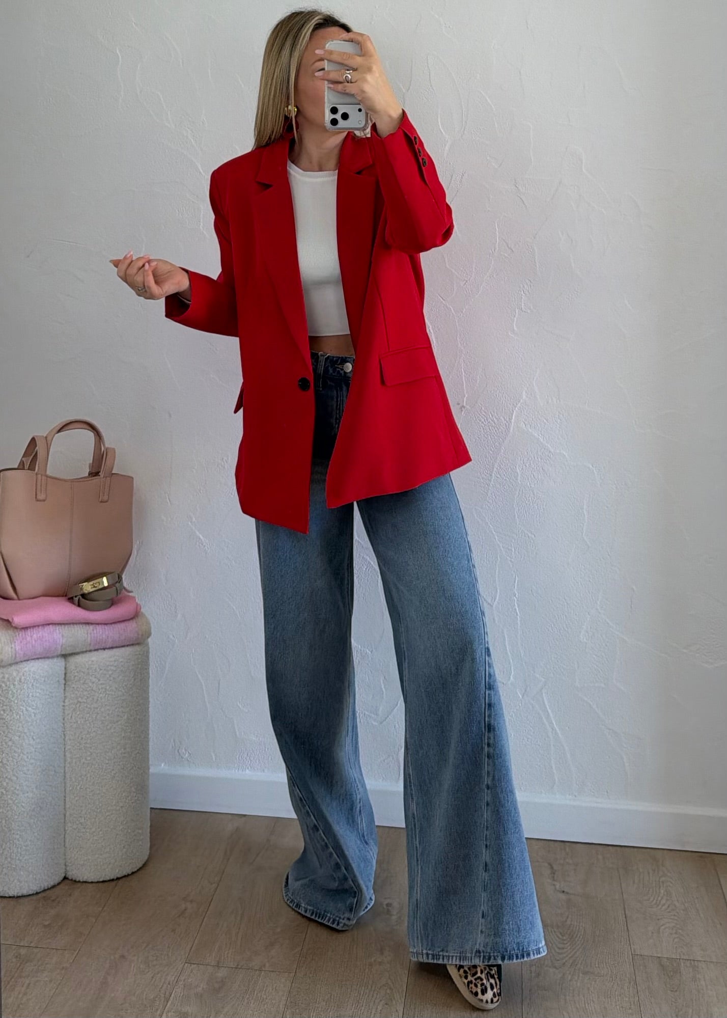 Blazer CORALIE Rouge