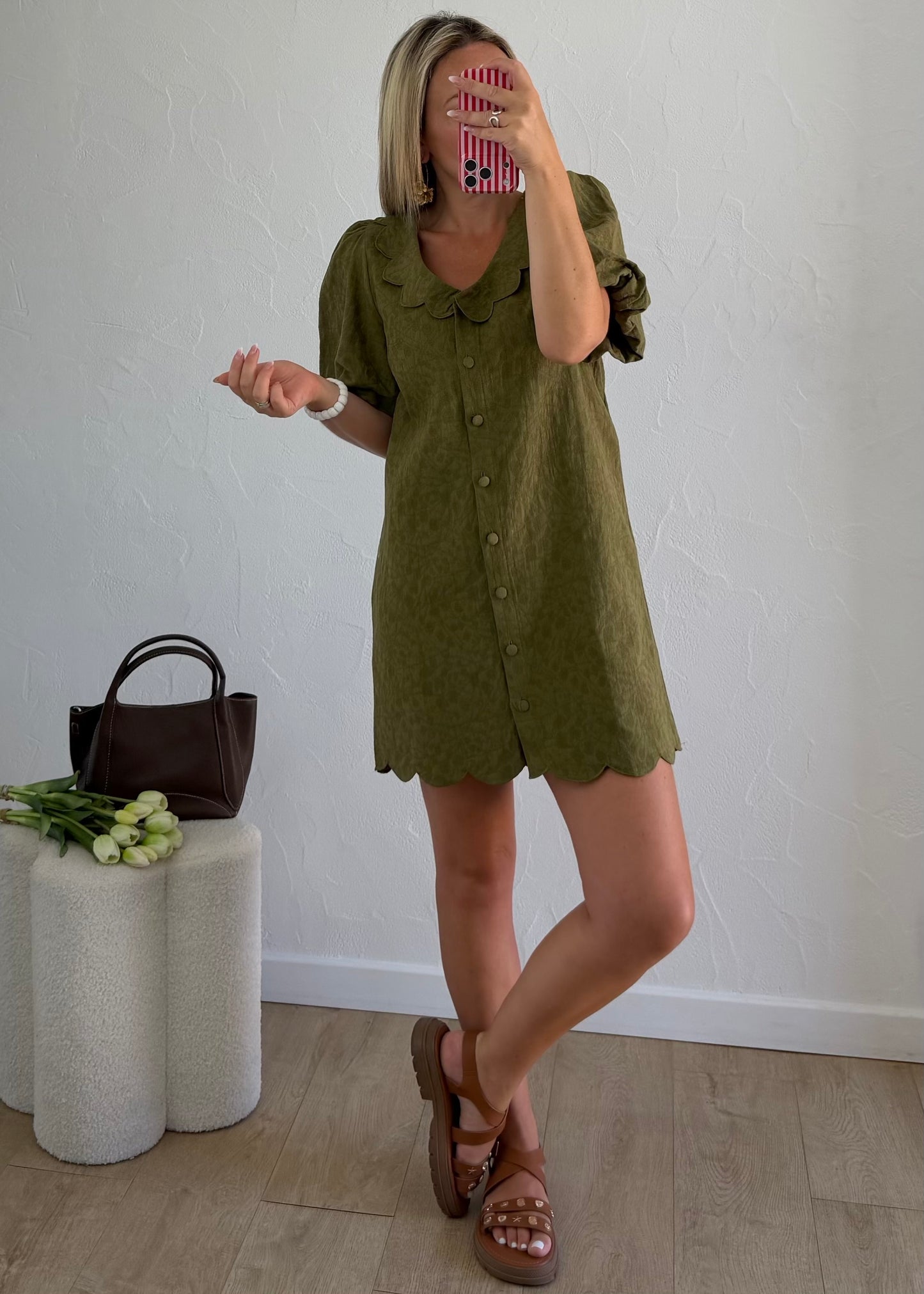 Robe ÉNORA Kaki