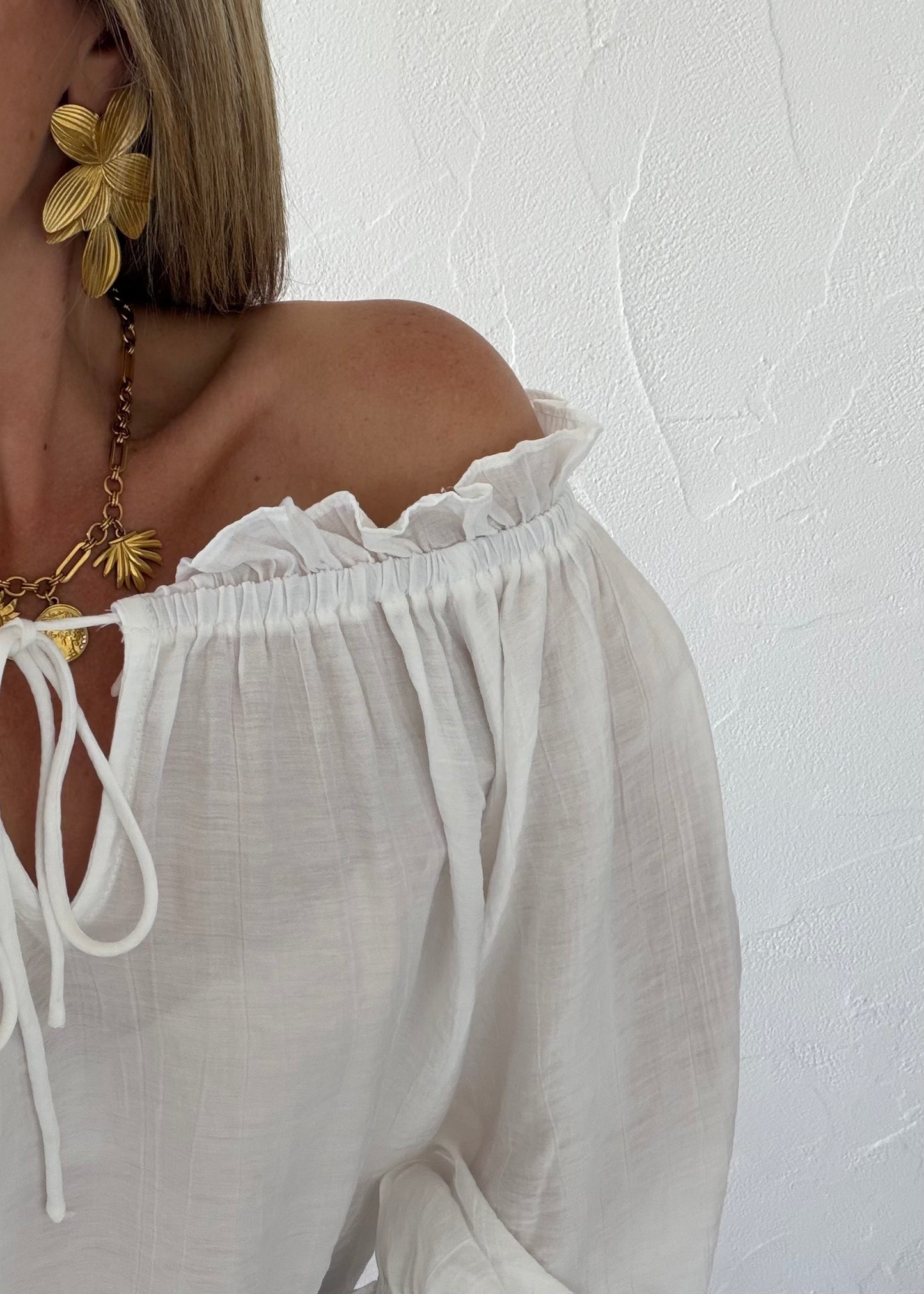 Blouse YLIANA Ecru
