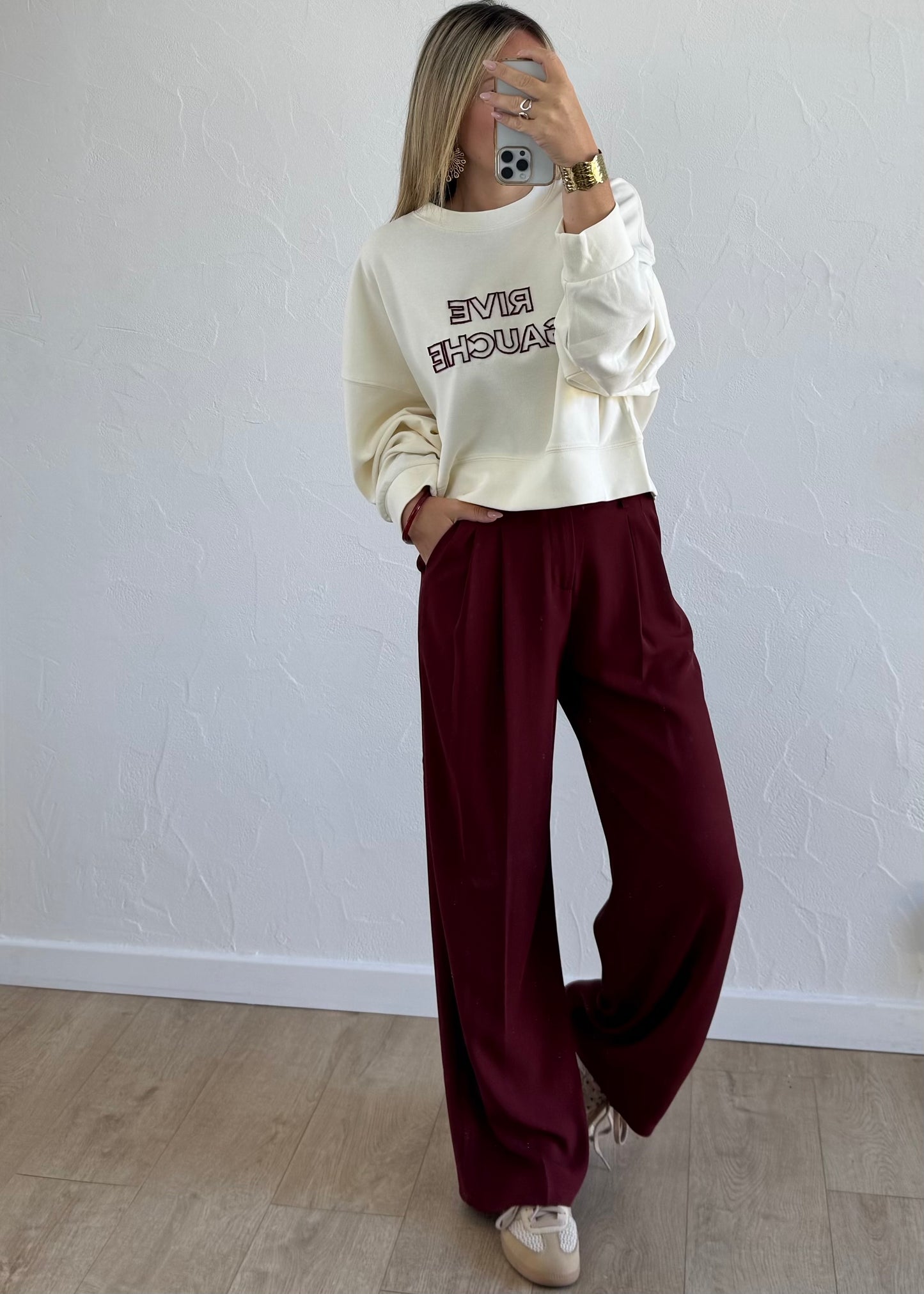 Pantalon JADE Bordeaux
