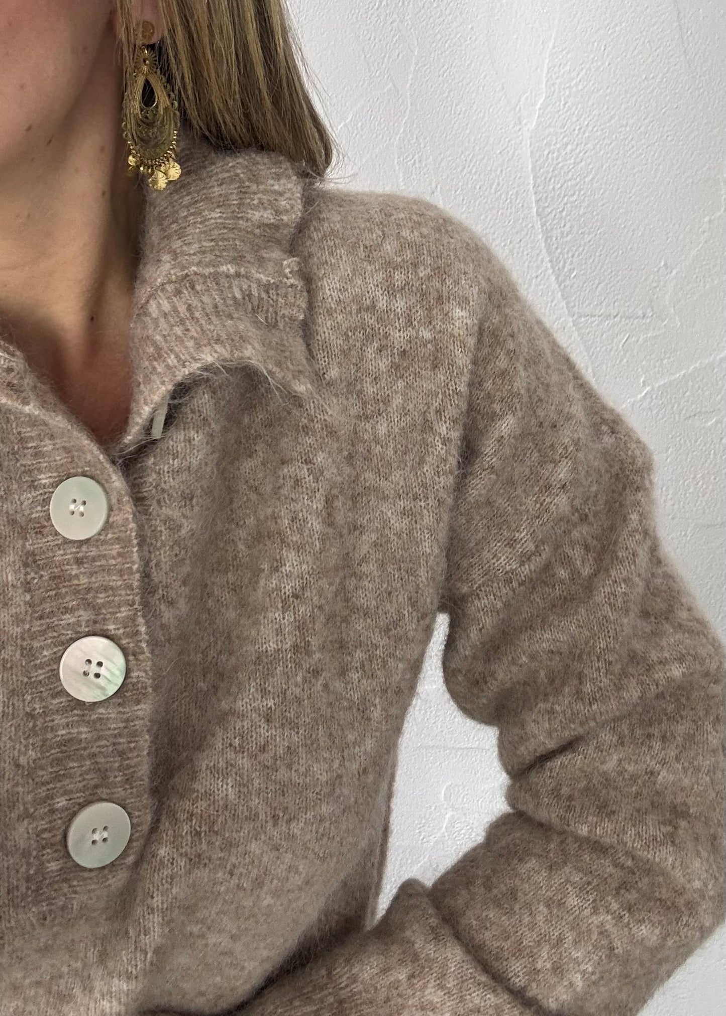 Pull Louison Taupe