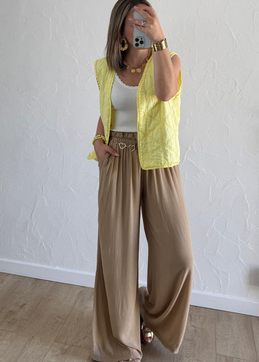 Pantalon Melissa Marron