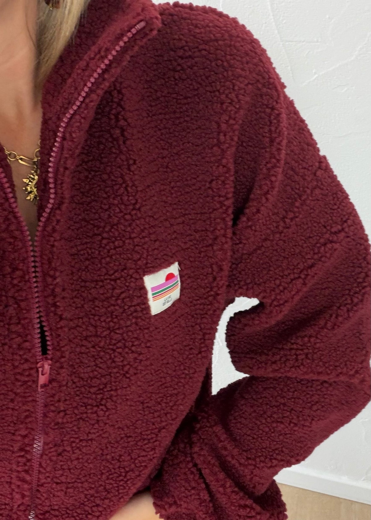 Polaire Ariana bordeaux
