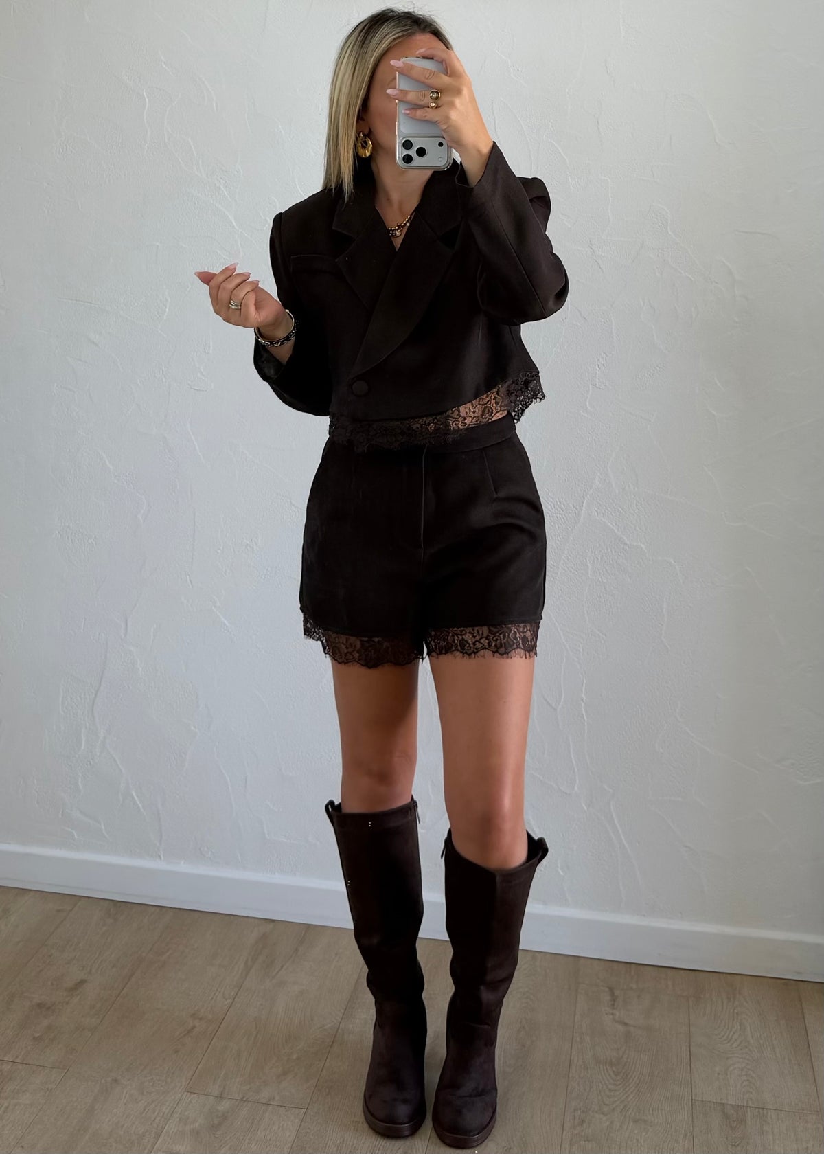 Short Jenna chocolat