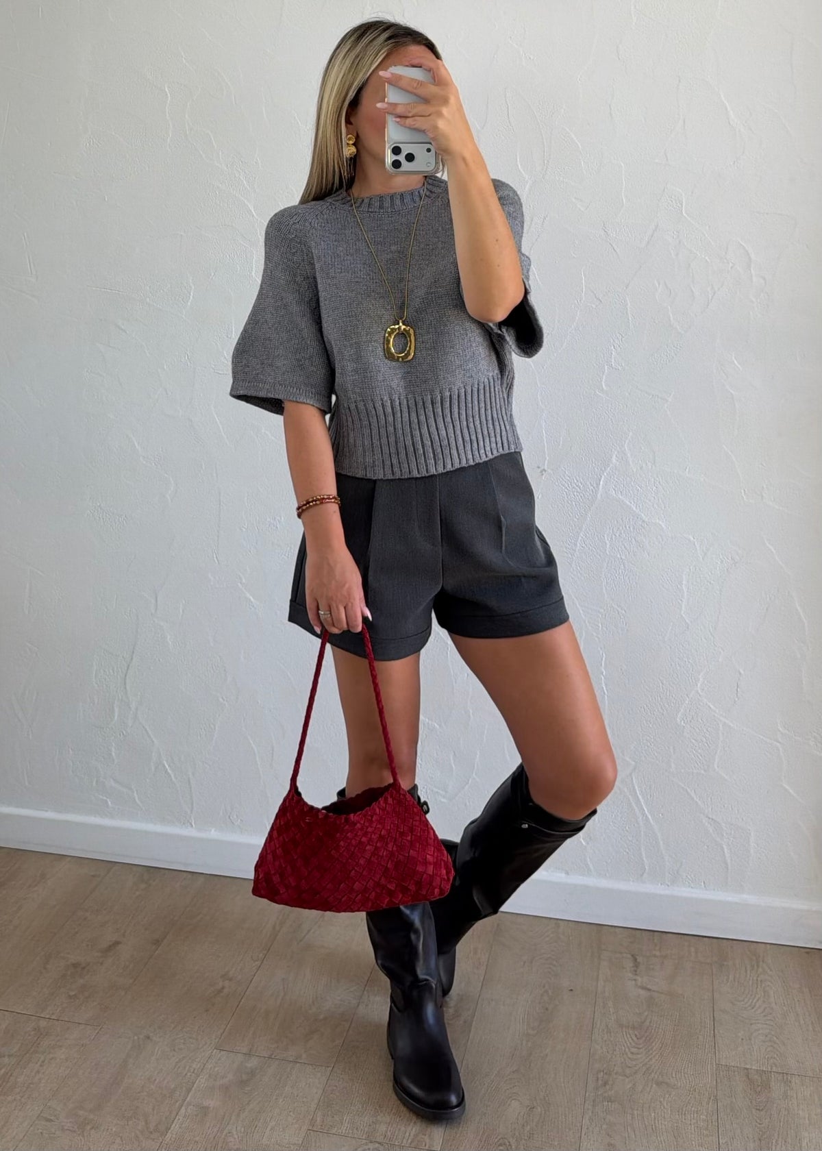 Pull Valentin gris