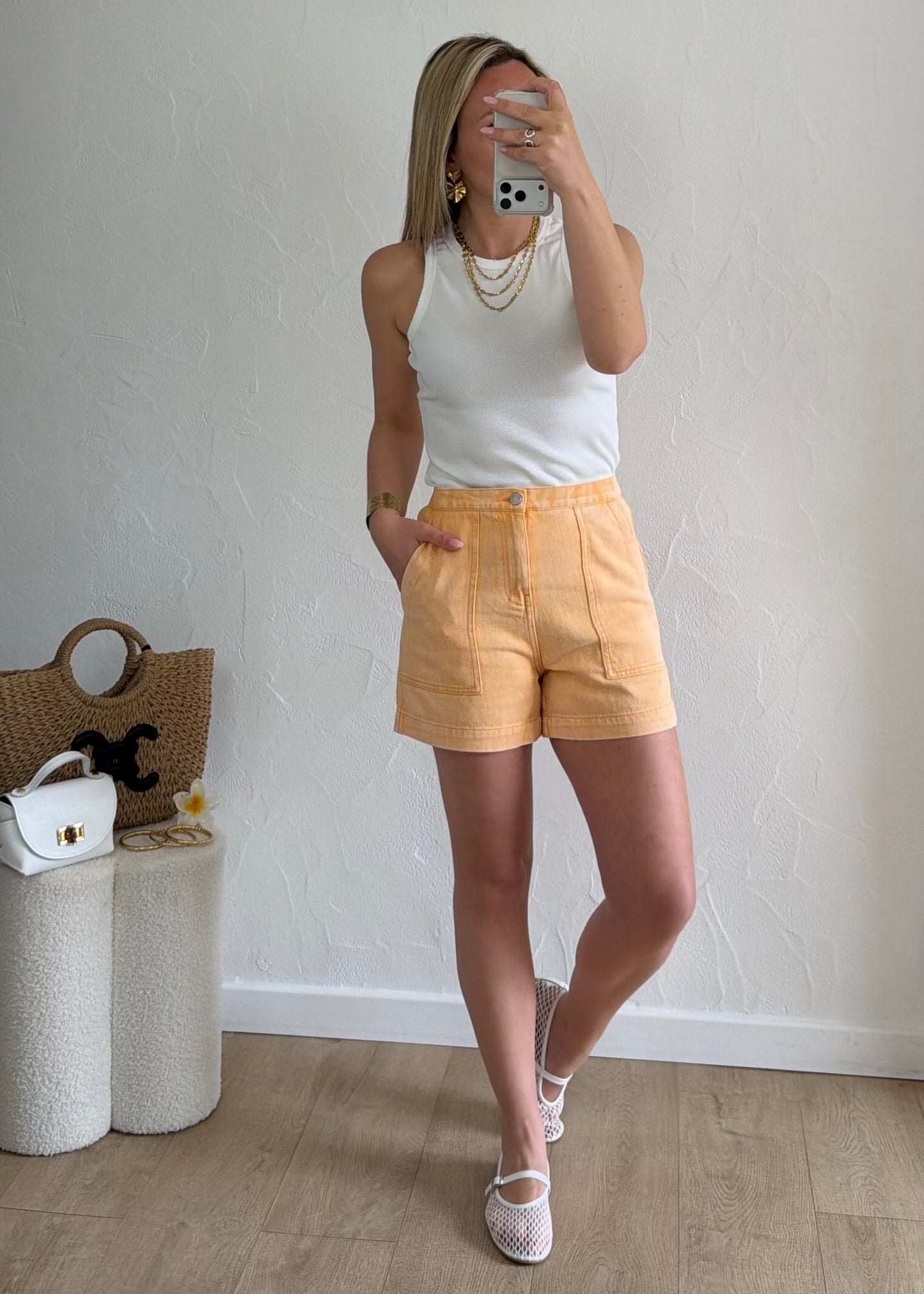 Short DAPHNE Orange