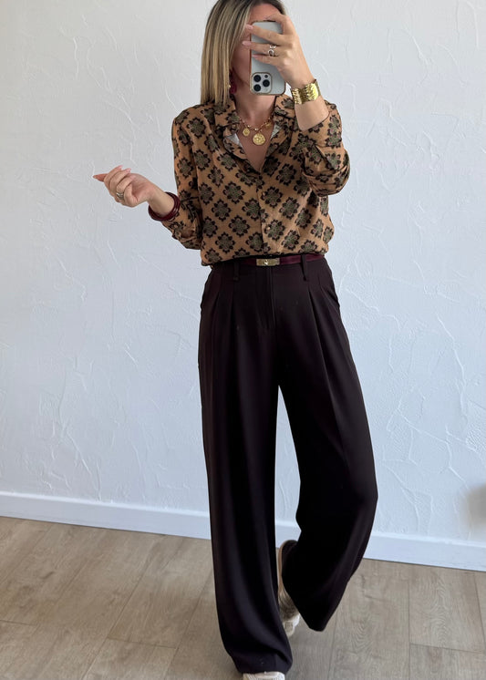 Pantalon JADE Chocolat