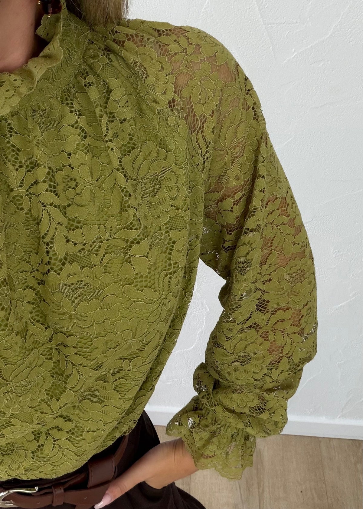 Blouse Alessia vert olive