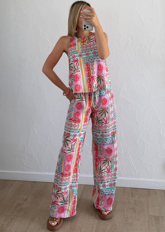 Pantalon SOLINE Fuschia