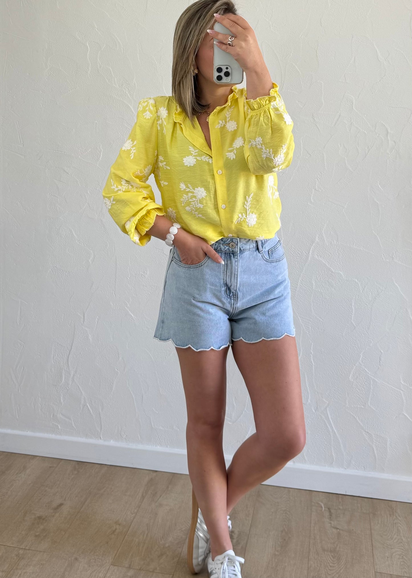 Chemisier Ambre Jaune