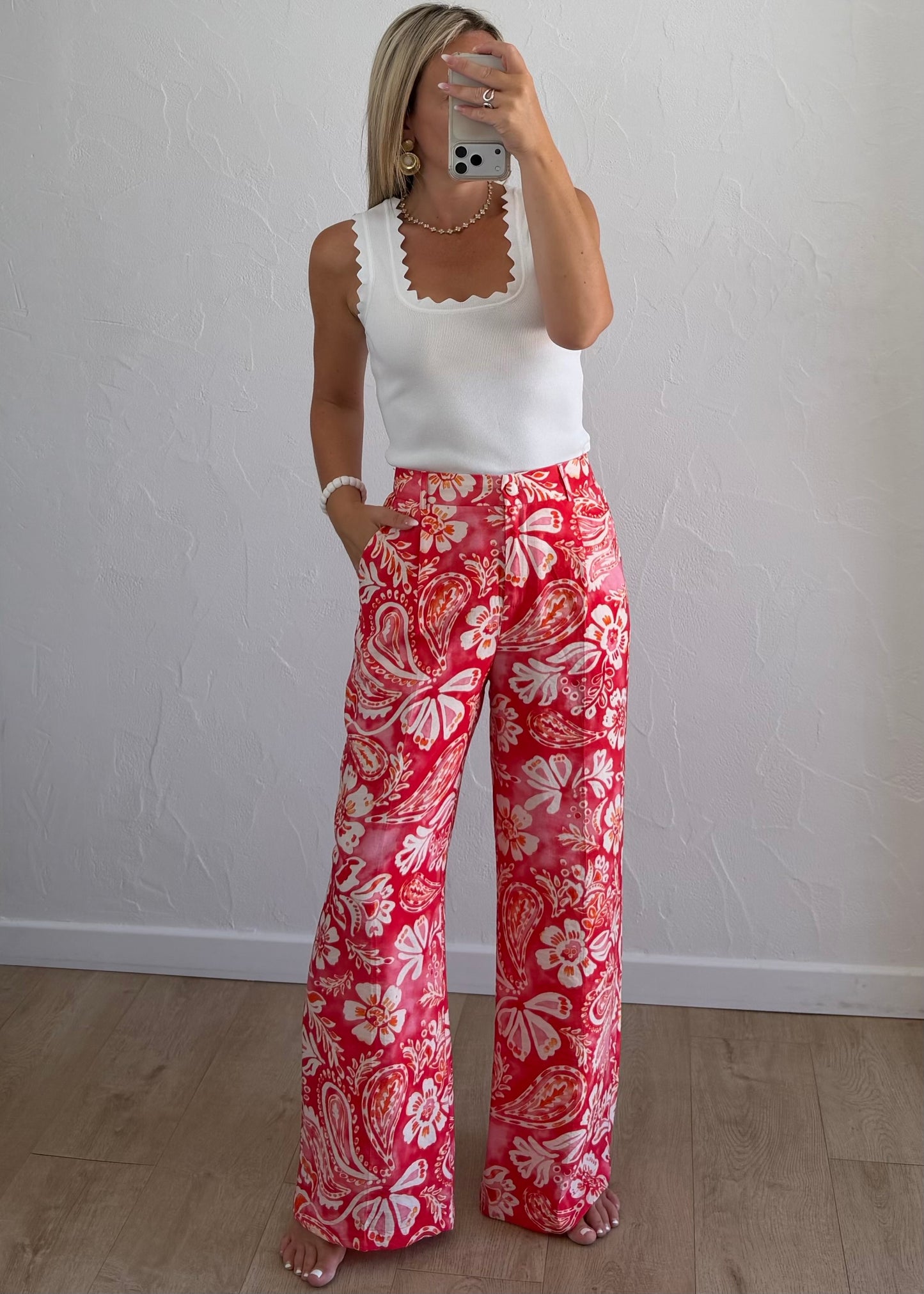 Pantalon MAHAUT Corail