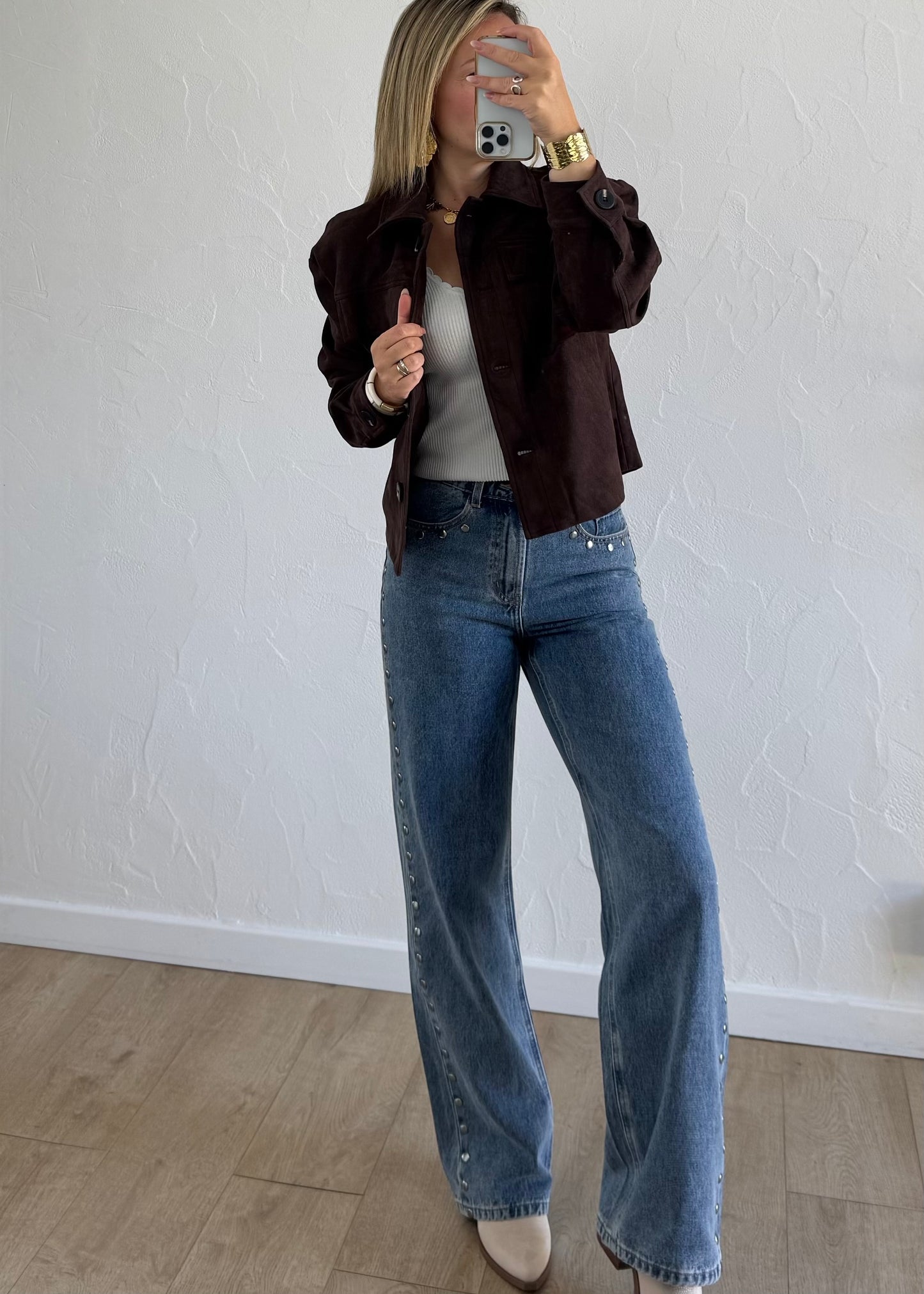 Veste TINA Marron