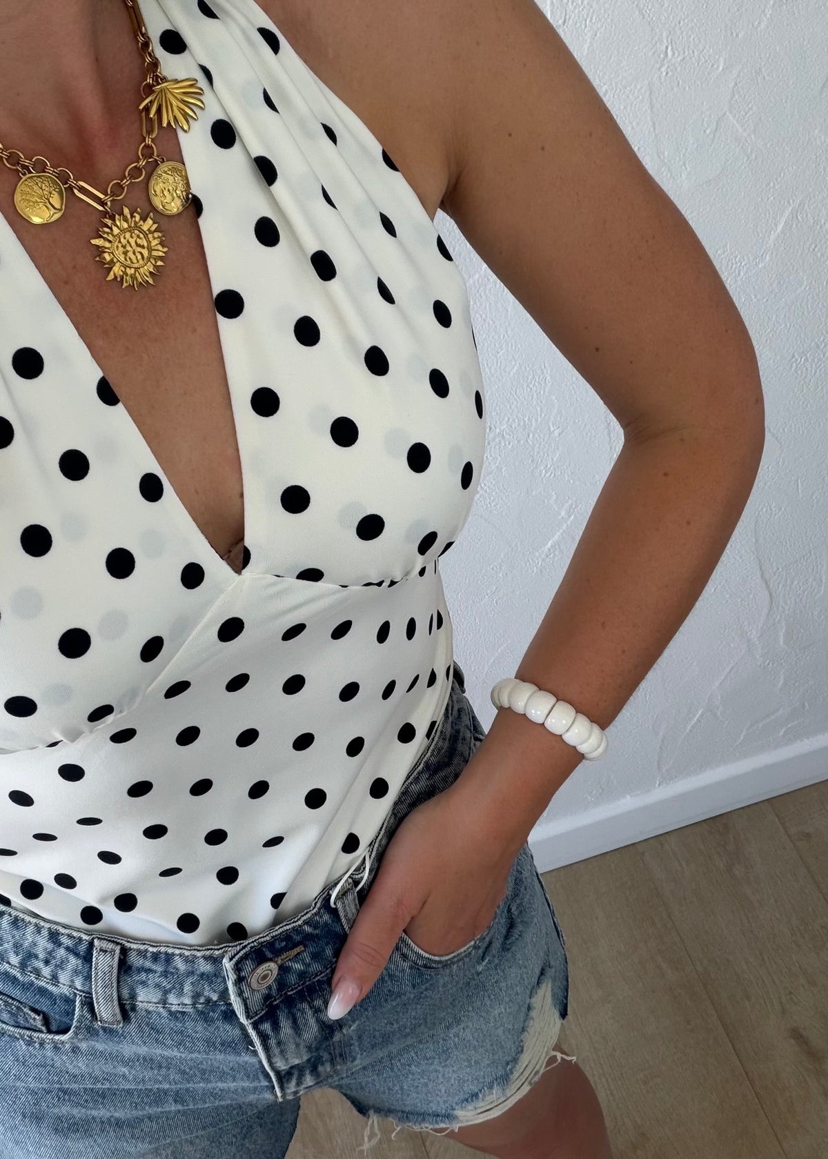 Top AGATHE Blanc