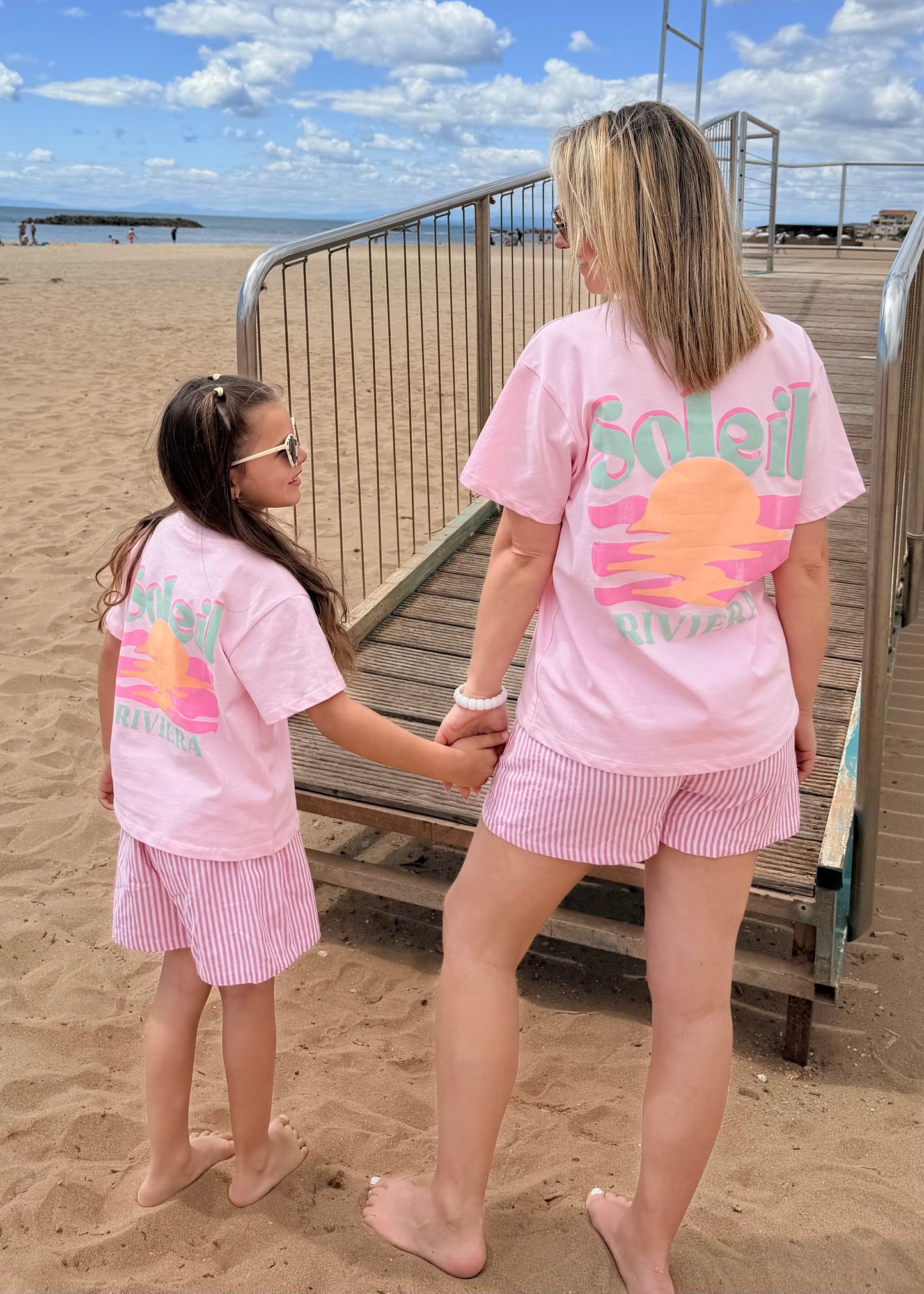 T-SHIRT Soleil ☀️ Rose Enfant