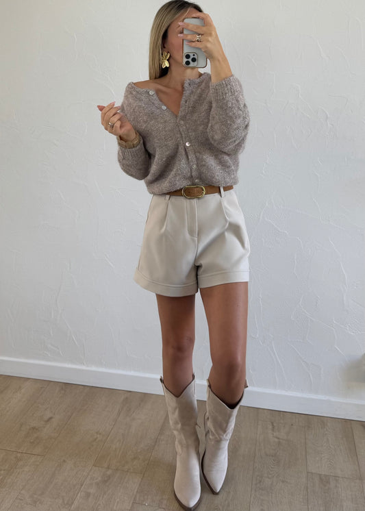 Gilet ZINNIA Taupe