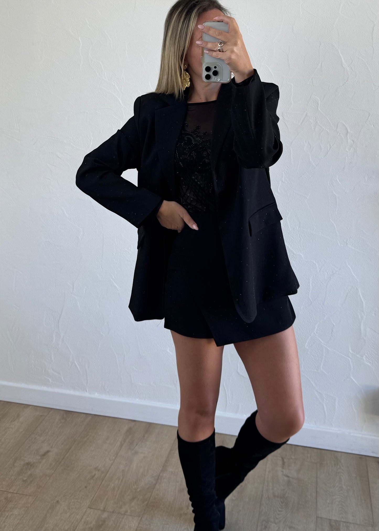 Jupe-short SOLEANNE Noir