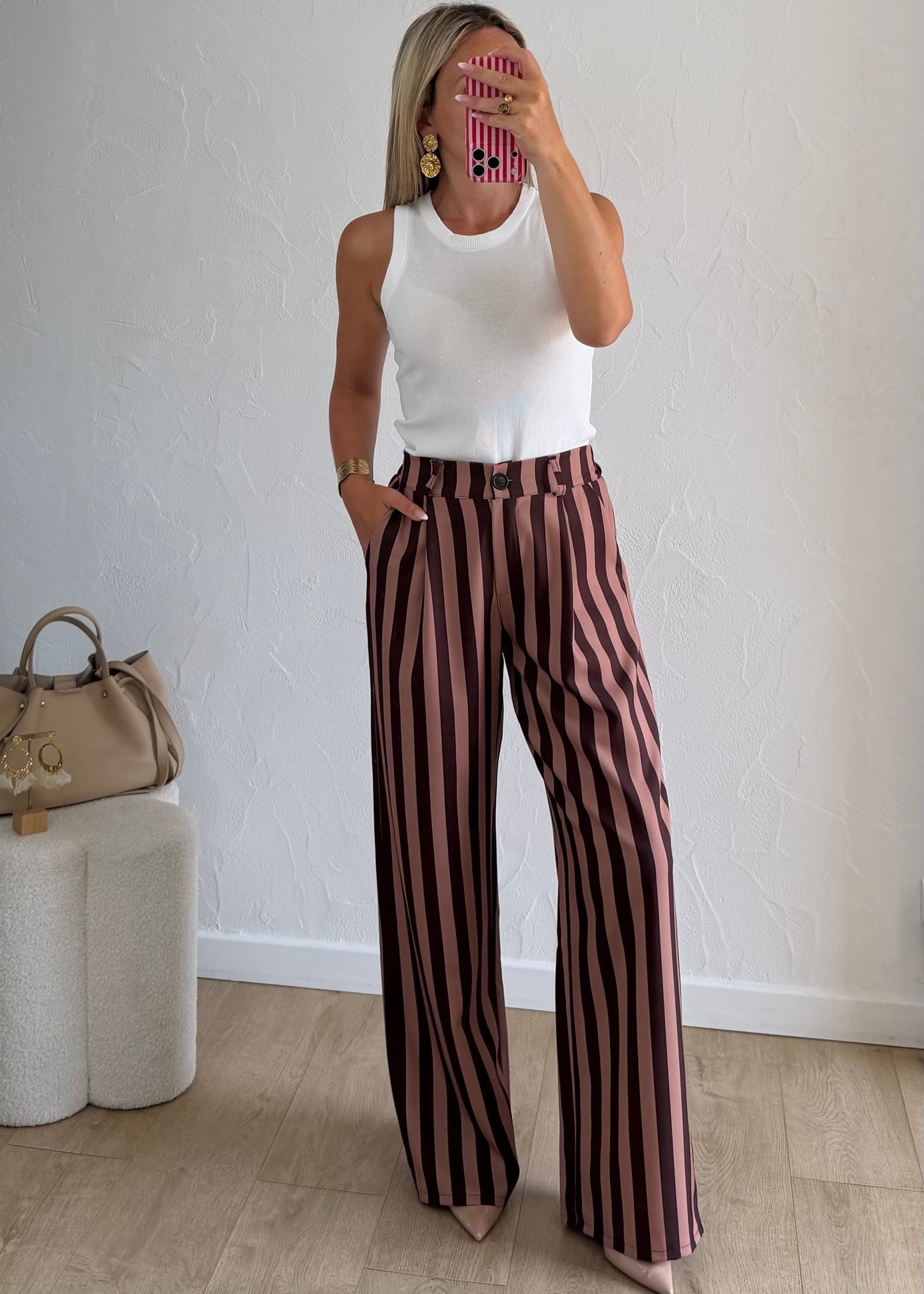 Pantalon ORIANE Camel