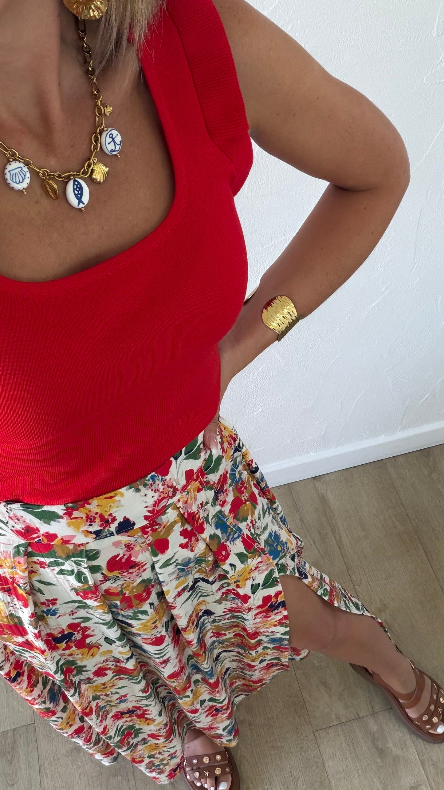 Top YASMINE Rouge
