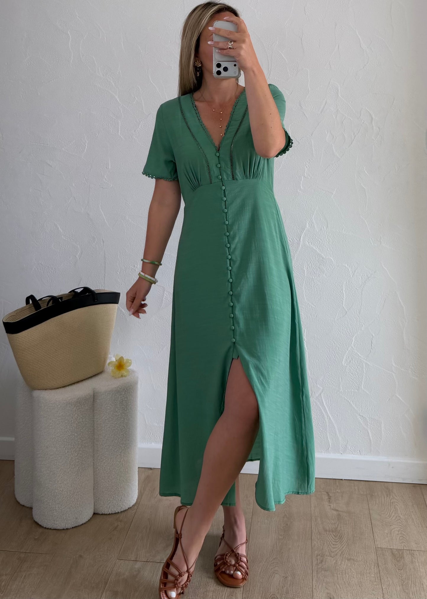 Robe IRINA Vert