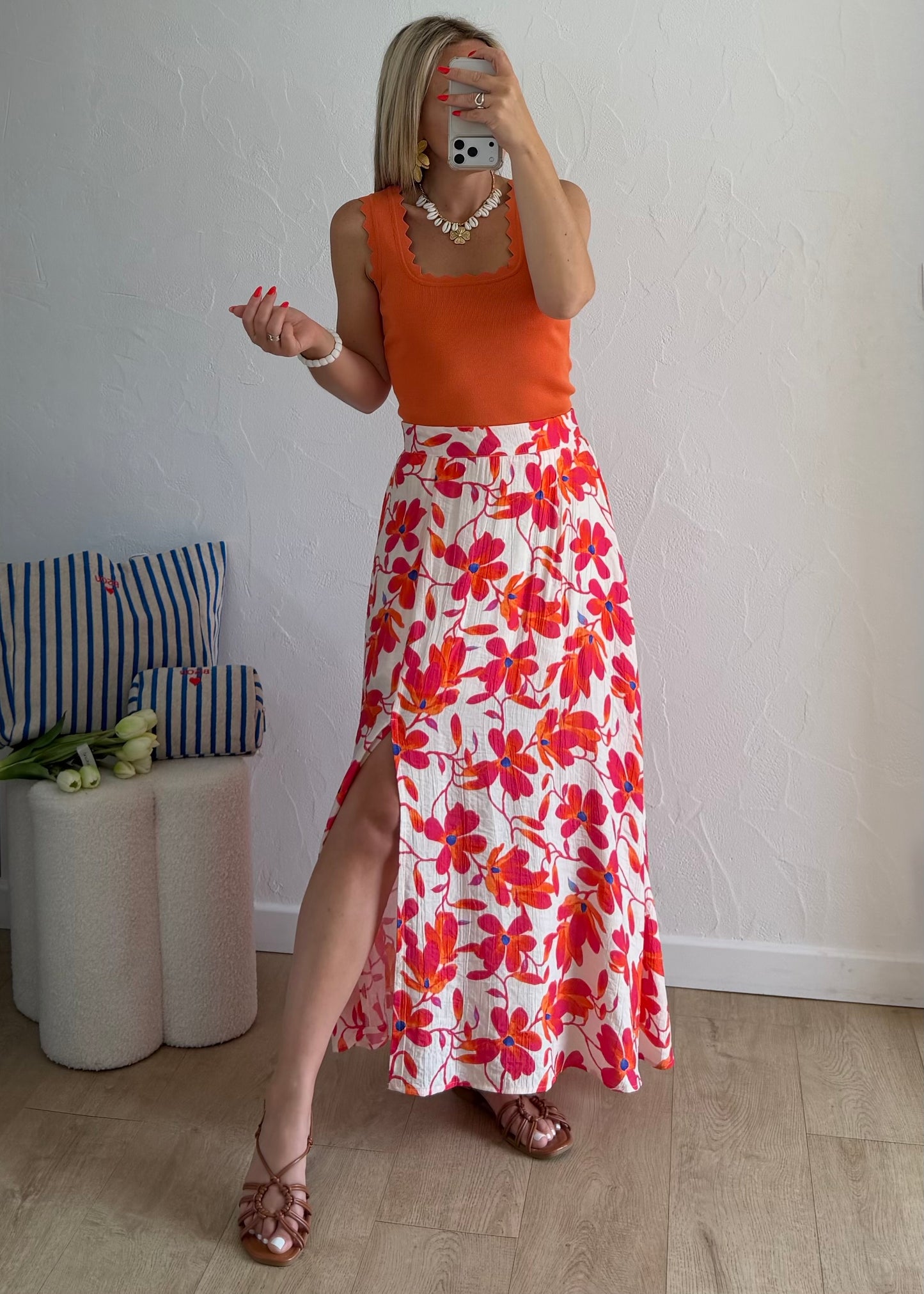 Débardeur ROMANE Orange