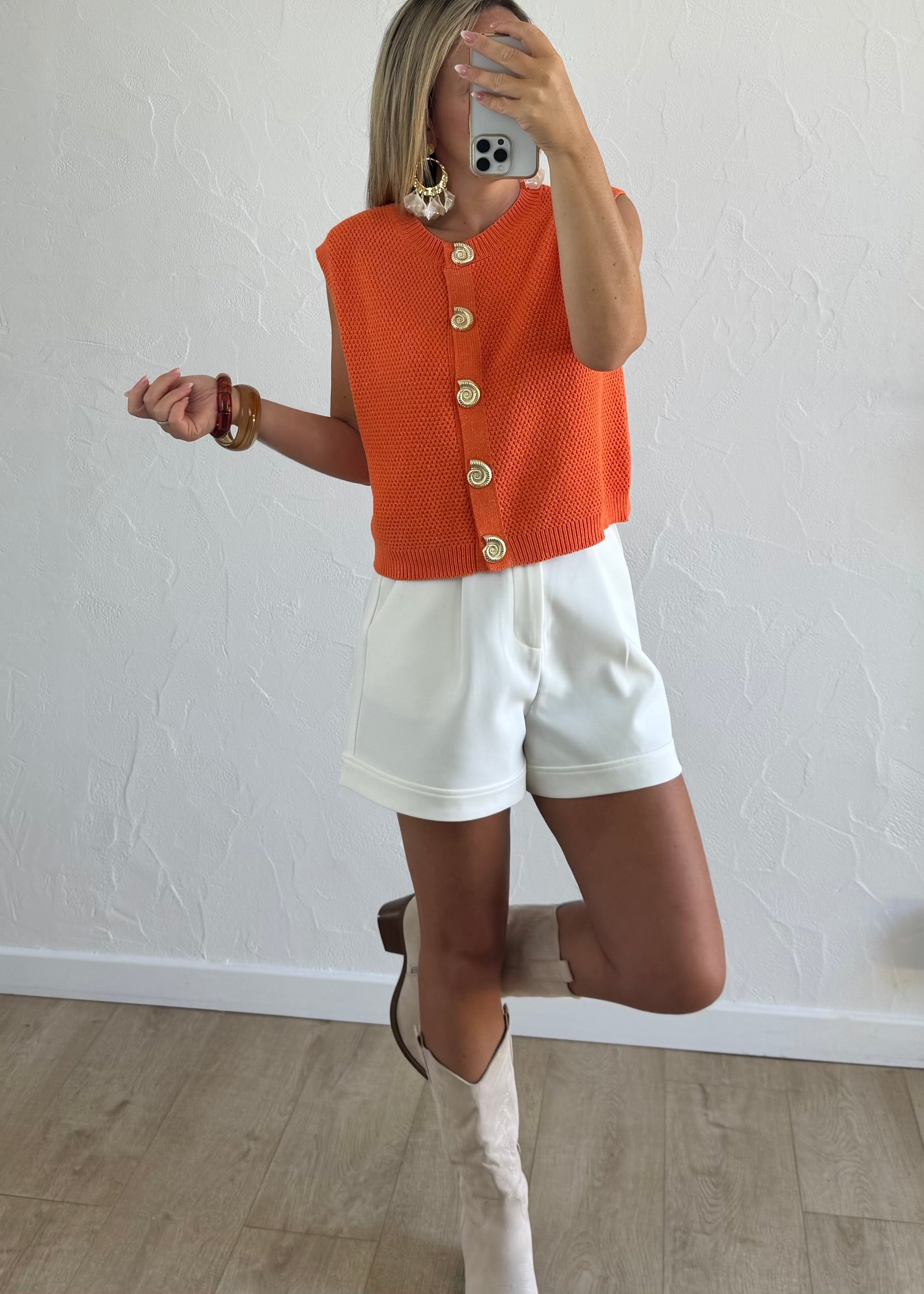 Gilet COQUILLAGES Orange