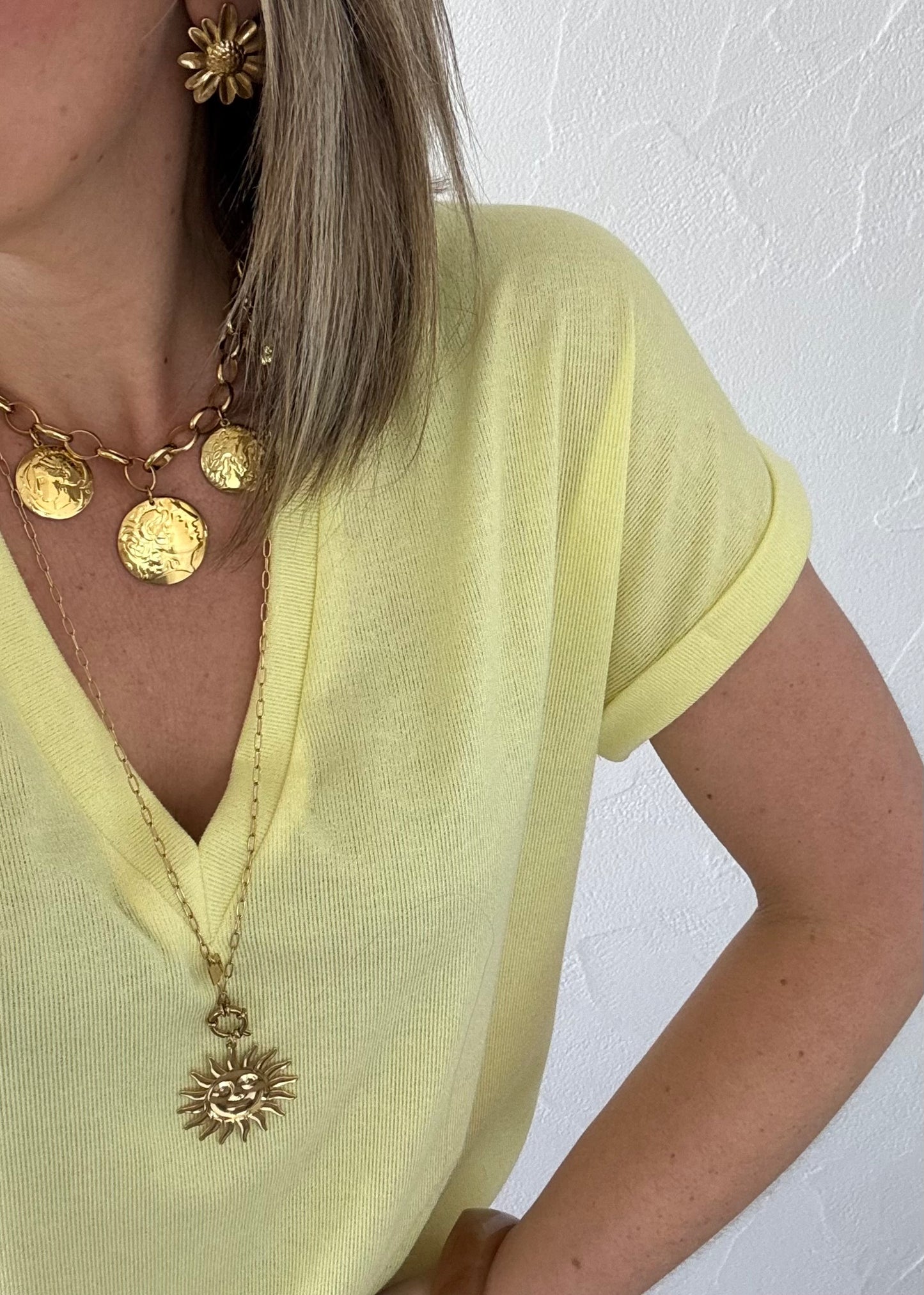 Haut Claudine Jaune