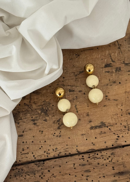 Boucles d’oreilles ECRU