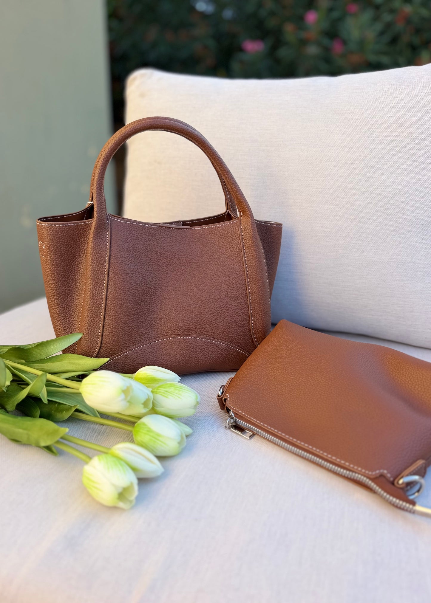 Sac MOUNA Cognac
