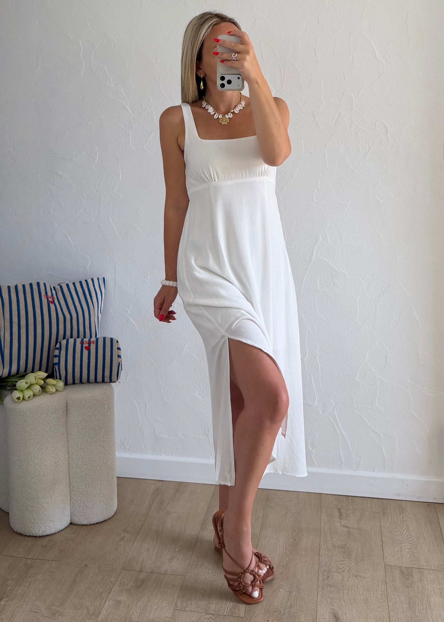 Robe CINDY Blanche