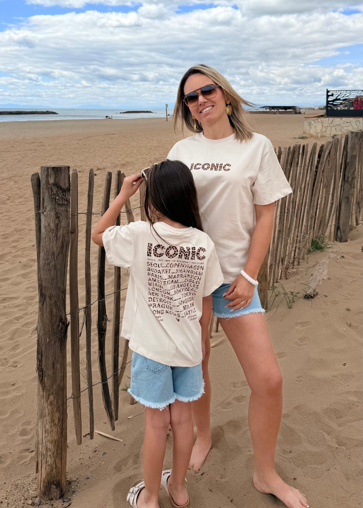 T-SHIRT Iconic Sable 🐆 Adulte