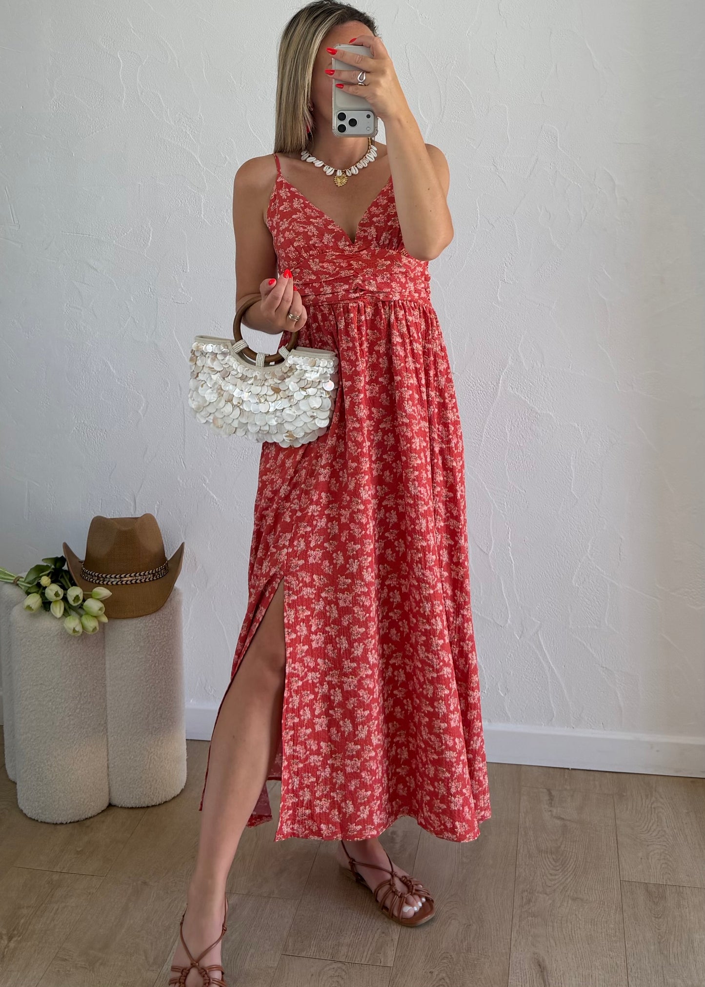 Robe LORRAINE Rouge