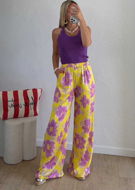 Pantalon LYANA Jaune