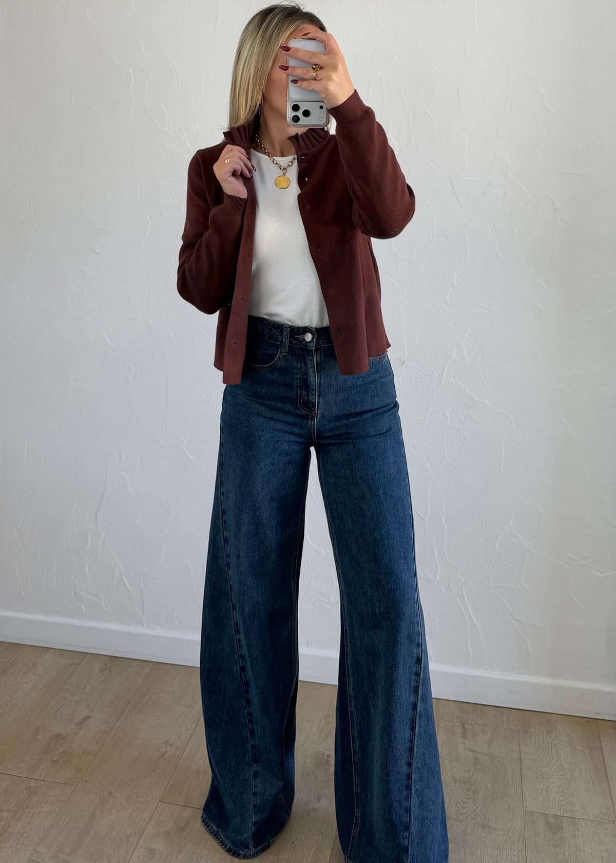 Gilet Augustin marron