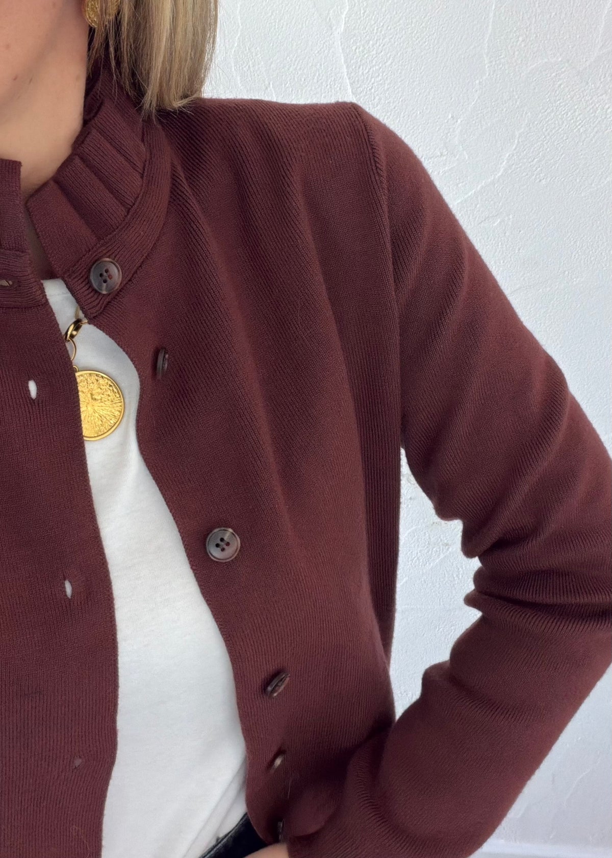 Gilet Augustin marron