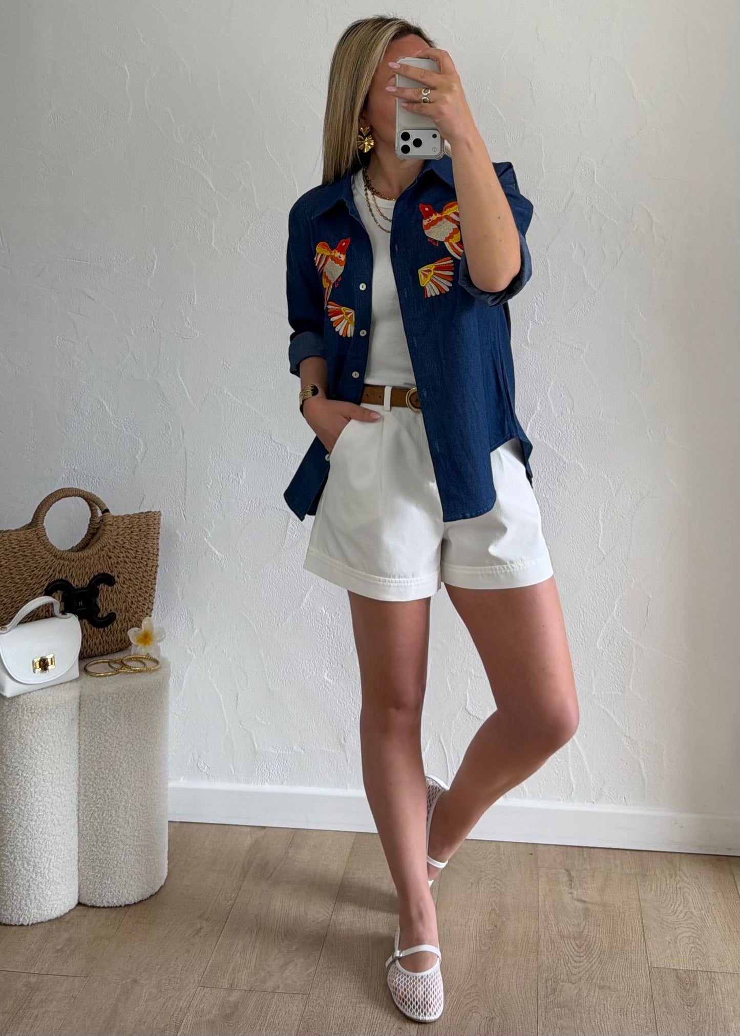 Chemise AUROLINE Bleu
