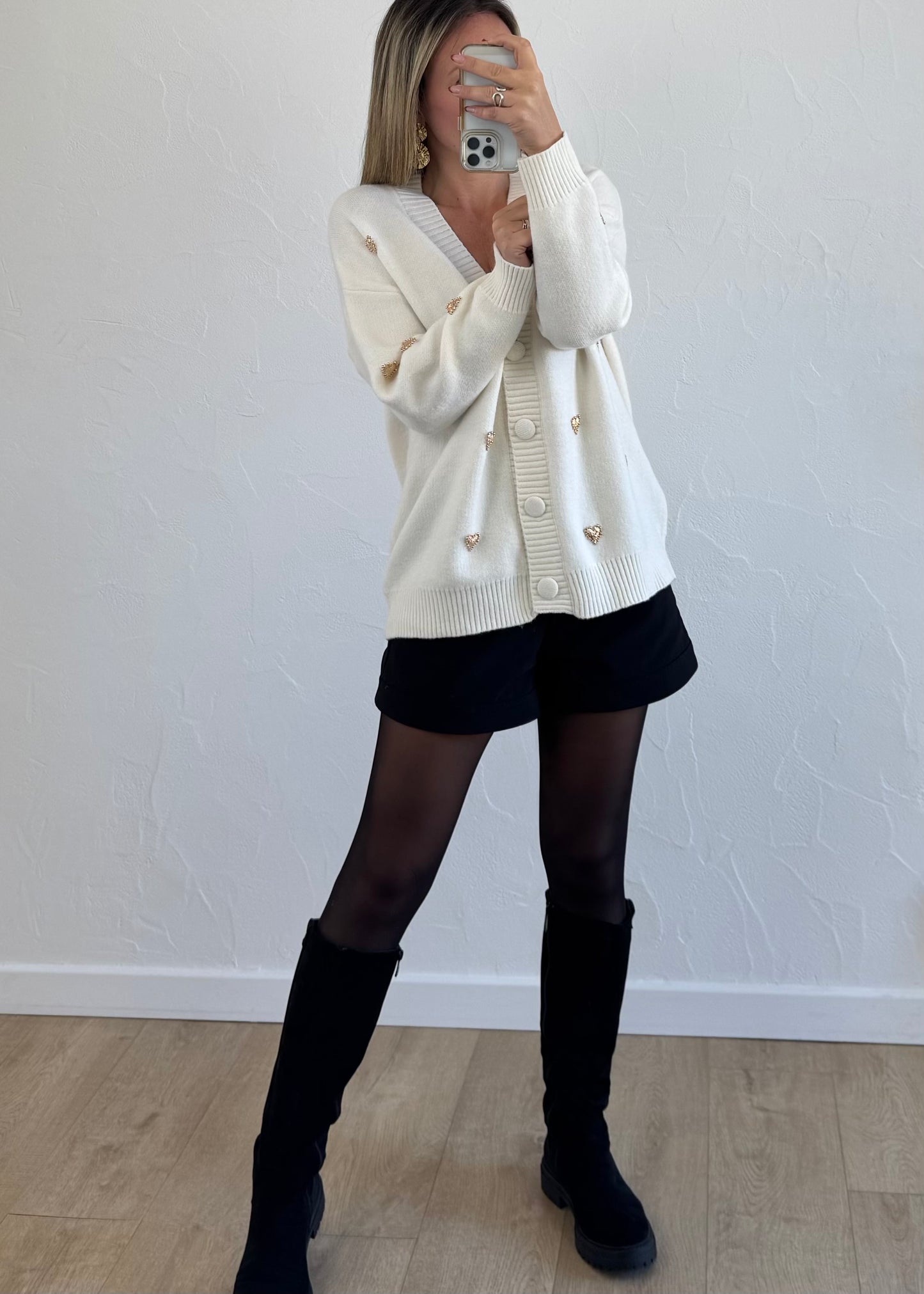 Gilet AURELLINE Ecru