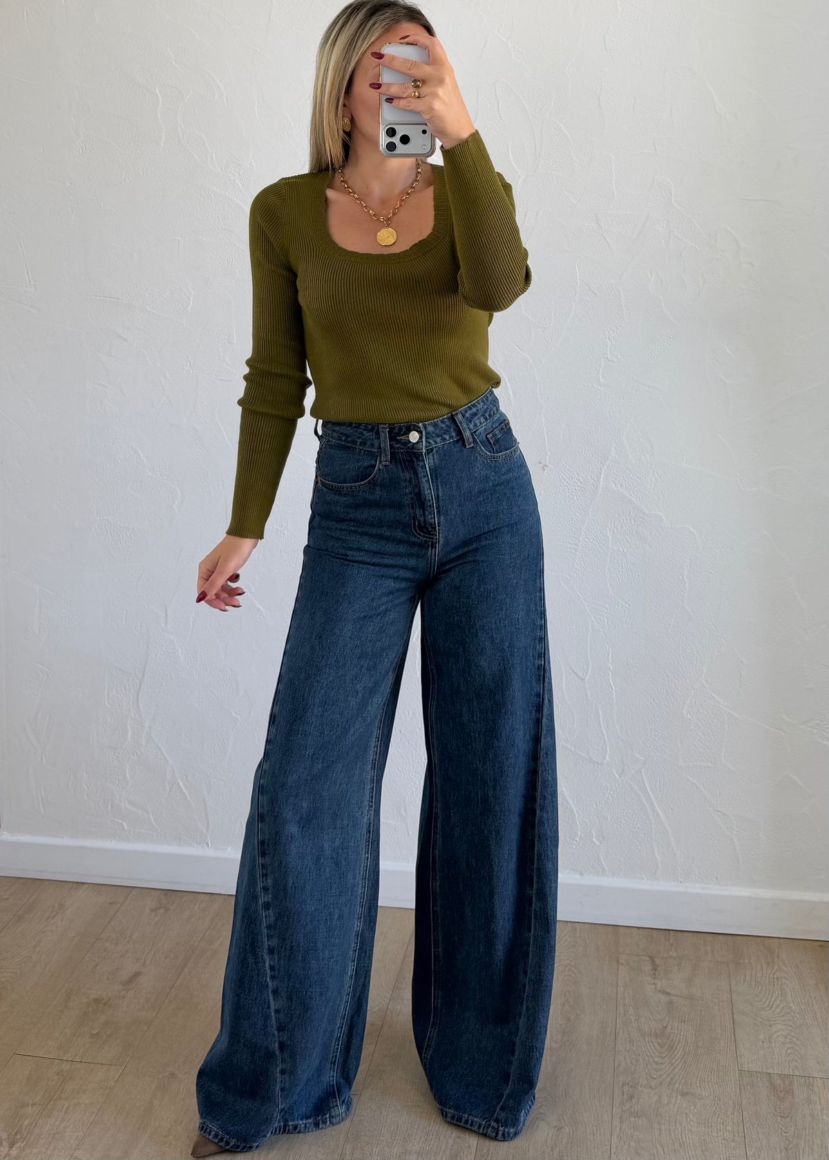 Top Maéva olive