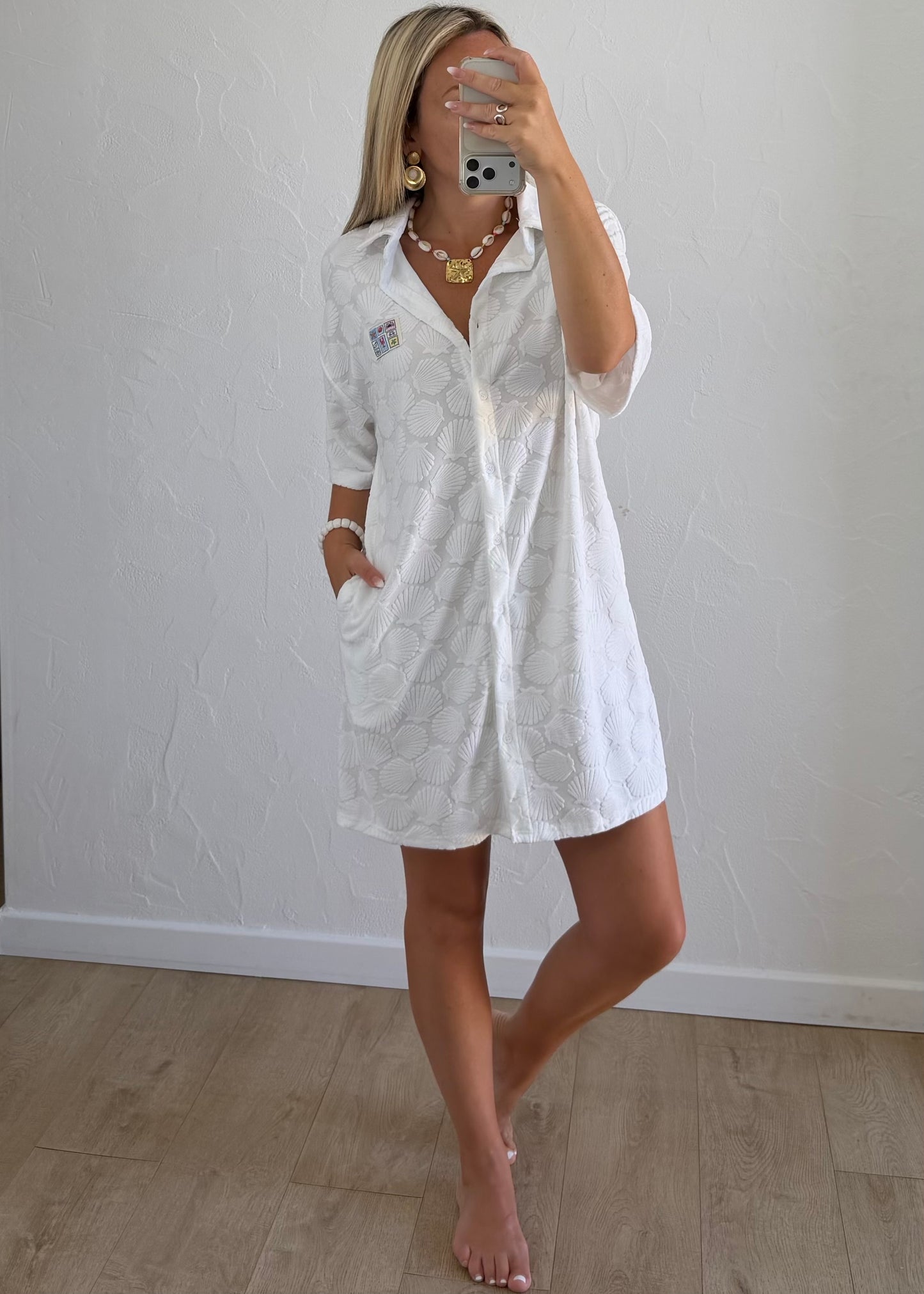 Robe ÉPONGE Blanc