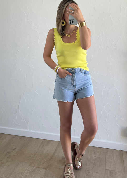 Débardeur Maureen Jaune